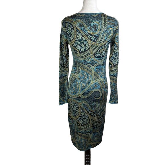 Peruvian Connection NWT Kashmiri 100% Pima Cotton Knit Long Sleeve Sweater Dress - Picture 6 of 14